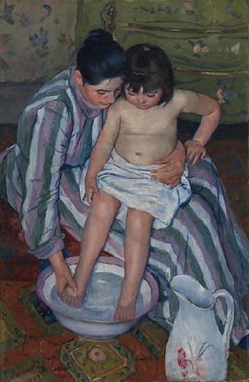 Mary Cassatt The Child's Bath France oil painting art